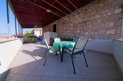 Balkon ili terasa u objektu Apartments by the sea Postira, Brac - 22162