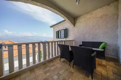 Balkon ili terasa u objektu Apartments by the sea Postira, Brac - 22161