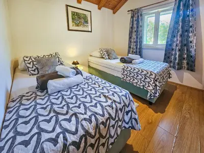 Krevet ili kreveti u jedinici u objektu Holiday Home Dubrove by Interhome