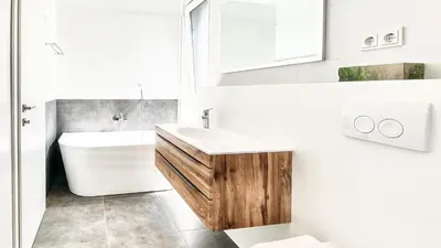 Kupaonica u objektu Nautilus-Bay Apartments - Exklusive Suite in erster Reihe - Suite 320