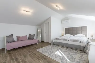 Krevet ili kreveti u jedinici u objektu Luxury villa Libar near Split, heated pool