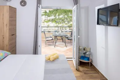 Krevet ili kreveti u jedinici u objektu Apartments Serzane