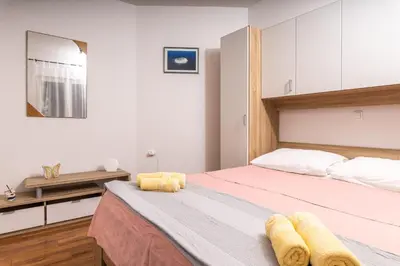 Krevet ili kreveti u jedinici u objektu Apartments Serzane