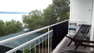 Balkon ili terasa u objektu DugoToploLjeto Apartmani Baska Voda