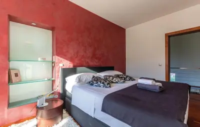 Krevet ili kreveti u jedinici u objektu Villa Beganovic with private heated pool
