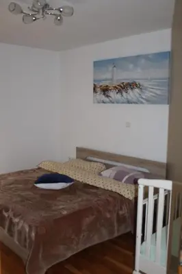 Krevet ili kreveti u jedinici u objektu Apartmani Babić