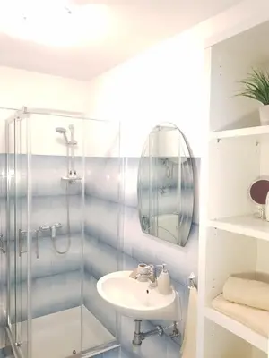 Kupaonica u objektu Accommodation Huljić