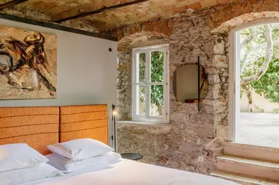 Krevet ili kreveti u jedinici u objektu Palais du Vertige