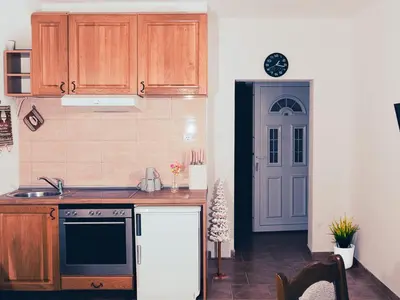 Kuhinja ili čajna kuhinja u objektu Hvar spa & apartments