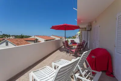 Balkon ili terasa u objektu Apartment Božo