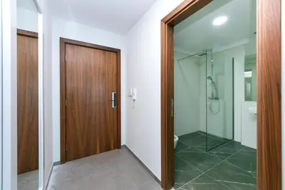 Kupaonica u objektu Seaside apartments with a swimming pool Brela, Makarska - 20229