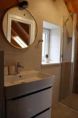 Kupaonica u objektu Luxury stone apartment Matijević