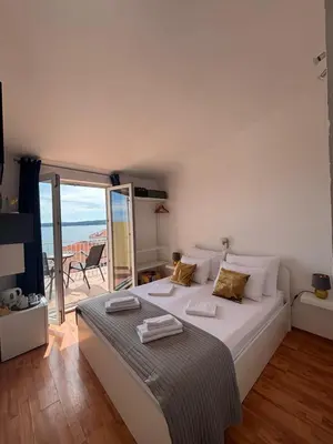 Krevet ili kreveti u jedinici u objektu Plava Laguna