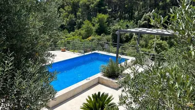 Bazen u objektu Villa Blue Bay with private pool ili u blizini