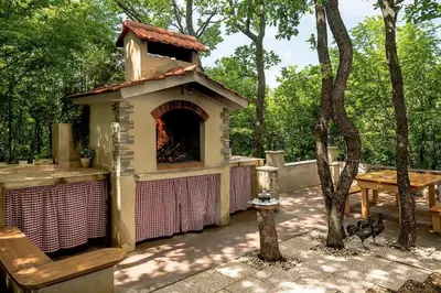 Tlocrt objekta Amazing Villa In Slime, rest for mind, body and soul - Nature, garden and outside swimming pool