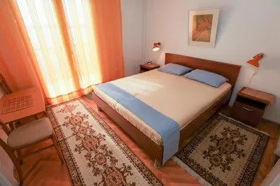 Krevet ili kreveti u jedinici u objektu Vila Jadran