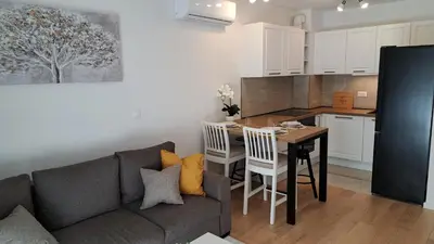 Kuhinja ili čajna kuhinja u objektu Split Terrace & Free Parking Apartment