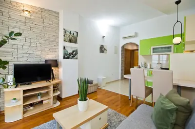 TV i/ili zabavni centar u objektu Luce Mediterranean Apartment's