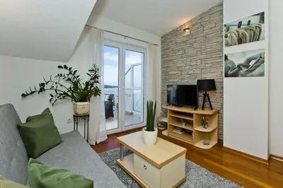 TV i/ili zabavni centar u objektu Luce Mediterranean Apartment's