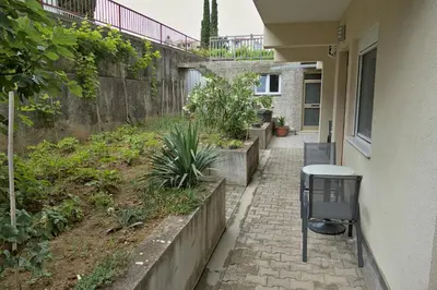 Vrt u objektu Slava Apartment