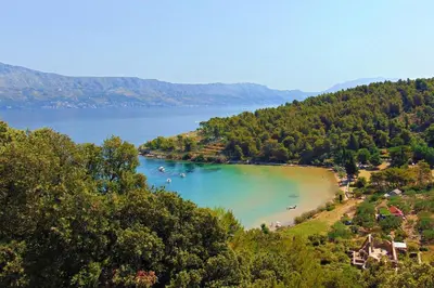 Tlocrt objekta Apartments by the sea Postira, Brac - 22205