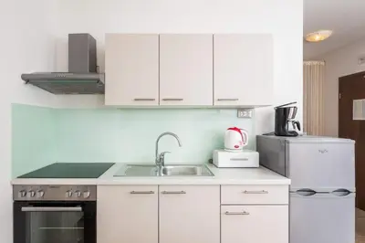 Kuhinja ili čajna kuhinja u objektu Apartments Vista Bol