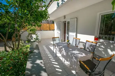 Balkon ili terasa u objektu Apartman Joskić nedaleko plaže