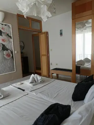 Krevet ili kreveti u jedinici u objektu Agava Apartments