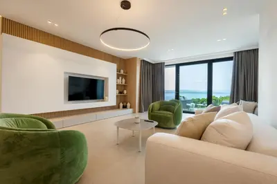 TV i/ili zabavni centar u objektu Villa Brela-Rogac 1