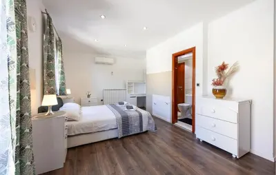 Krevet ili kreveti u jedinici u objektu Pet Friendly Apartment In Bajnice With Wifi