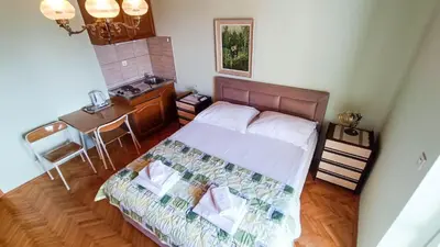 Krevet ili kreveti u jedinici u objektu Apartments Ines - 15 meters from the beach