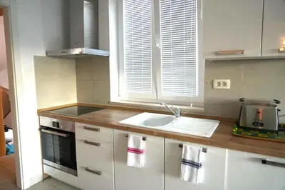 Kuhinja ili čajna kuhinja u objektu Apartments Apartmani Oh La La