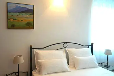 Krevet ili kreveti u jedinici u objektu Apartments Apartmani Oh La La