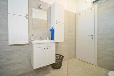 Kupaonica u objektu AMI Apartment Strožanac