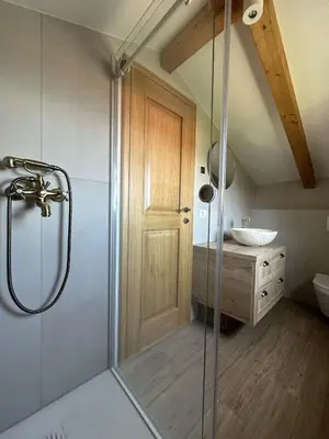 Kupaonica u objektu New Luxury Apartments at Villa A'more - by the Sea