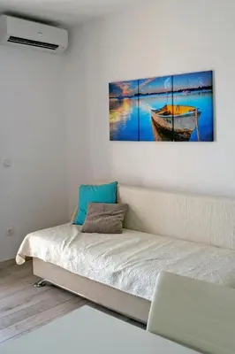 Krevet ili kreveti u jedinici u objektu Apartments with WiFi Omis - 22684