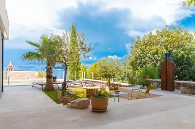 Tlocrt objekta Unique Villa Galerija Sutivan, Brac -pool & sauna