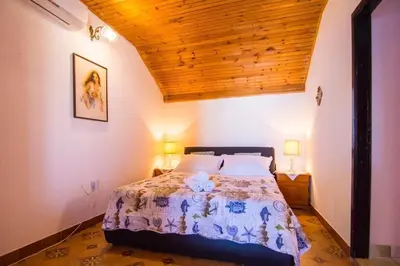 Krevet ili kreveti u jedinici u objektu Apartments by the sea Splitska, Brac - 22683