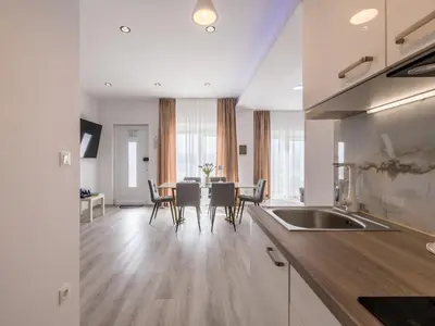 Kuhinja ili čajna kuhinja u objektu Apartment Luxury Mir by Interhome