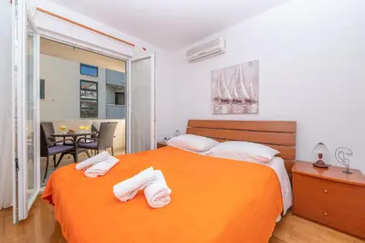 Krevet ili kreveti u jedinici u objektu City BEACH 4you Apartment