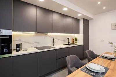 Kuhinja ili čajna kuhinja u objektu Beach Apartments Croatia ll