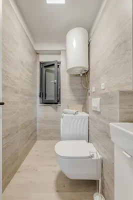Kupaonica u objektu [BRAND NEW] Apartment Strozanac - near the beach