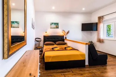 Krevet ili kreveti u jedinici u objektu Seaside apartment