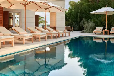 Bazen u objektu Beautiful Villa Crystalsea 2 with a pool in Hvar ili u blizini