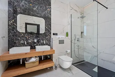 Kupaonica u objektu Luxury Omis Villa Sunset Paradise 5 Bedrooms Breathtaking Views