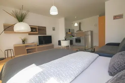 Kuhinja ili čajna kuhinja u objektu Brattia Studio Apartment