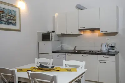 Kuhinja ili čajna kuhinja u objektu Apartments Stipe Plazibat