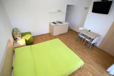 TV i/ili zabavni centar u objektu Apartmani Brela 1