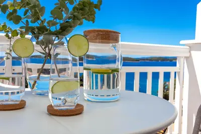 Balkon ili terasa u objektu Tia Hvar Top View Apartment