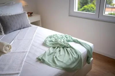 Krevet ili kreveti u jedinici u objektu Blue Lagoon house